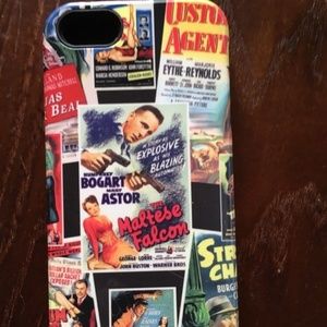 Custom made Film Noir iPhone SE/5S/5 Cell Phone case.  Artsy Collectible